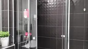 Busty Babysitter Takes a Shower