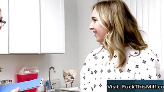 Busty Patient Gets Fertility Test In The Doctors Office 12