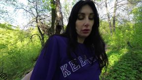 Sucked a stranger in the park cum in mouth. Deep throat
