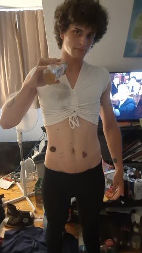 First I Destroyed My Asshole and Then I Teasted My Own Piss