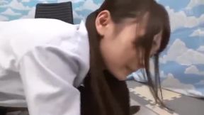 Smokin' Japanese Babe Steams Up JAV Flick