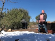 Winter Mountain Jerk Off
