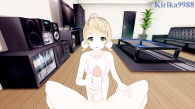 Shigure Ui and I have intense sex in the bedroom. - VTuber POV Hentai