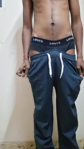 Teen Boy Ass Playing at Home