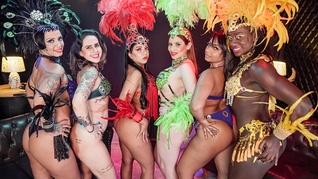 Brazilian carnaval anal party