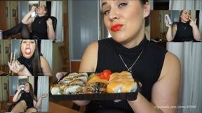 Eating Sushi, Burping, Being Mean And Loving It (1080p HD)
