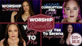 Birthday Bundle ~ 12 Clips of FinDom Goddess Worship and Obedience Training ~ SerenaControlsYou Complete Devotion Pack