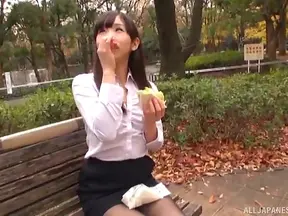 Asian MILF Gets Pantyhose Torn and Pussy Drilled Hard by Hung Stud