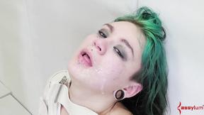 ”Amelia Dire in rimjob & deep throat BDSM scene”