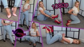 Showing Off My High Heels And Cuffs 1080p