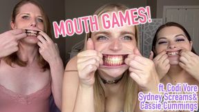 Mouth Games with Codi Vore, Sydney Screams, and Cassie Cummings