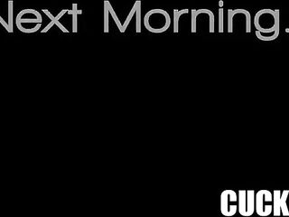 Hotwife bangs newly met stud in front of cuck spouse