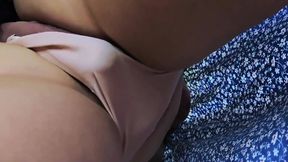 Omg! Weird Stranger Stick His Dirty Cock Inside My Panties Underskirt in Crowded Bus