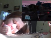 BBW Tanya Mellow blowjob vs. GTA Online