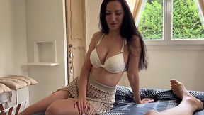 Step-Mom Sneaks a Fuck with Step-Son While Hubby Grills Outside