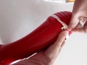 UNBOXING: AMERICAN BOMBSHELL DILDO RED by DOCJOHNSON (Bottomtoys)