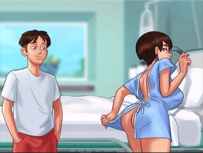 Summertime saga: the nurse helped Johannes