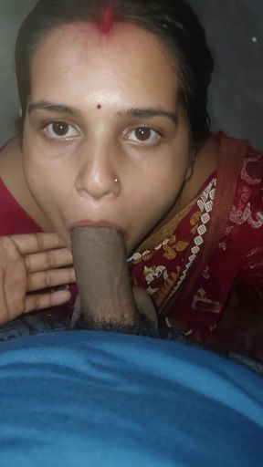 Desi Indian housewife blowjob