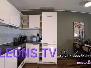 Shortest pink petticoat and over knee socks is what this sexy brunette hair playgirl likes to wear braless