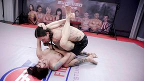 agatha delicious vs ruckus mixed wrestling