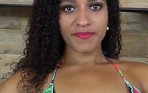 Alessandra carvalho, stunning brazil alessandra's booty jiggle on cock