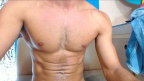 Latino Thin Muscle Jerk Off