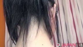 Japanese Teen Amateur Gets Pounded POV Style Ending with a Big Creampie Load