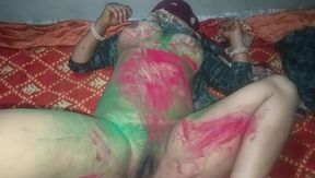 Holi spacial. Holi par bhabhi ki chudayi kari