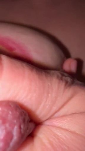 Sucking My Tit Milk W Lipstick Areola