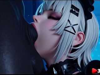 Ellen Jo has sex with her “sugar dad” at the oceanarium [AI]