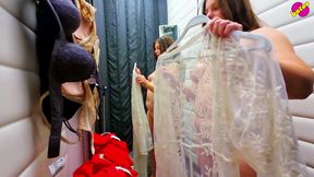 Real Amateur Wife Masturbating in the Mall