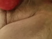 Analplug und Mastrubator, männliche Selbstbefriedigung