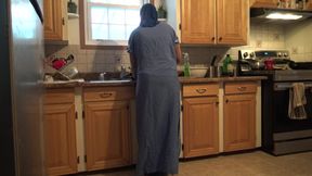 my husband fucks my asshole in the kitchen
