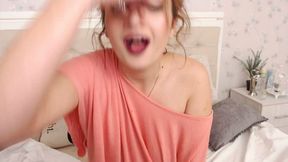 Amateur Redhead Sneezes for the Cam