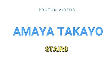 Fucking the Japanese girl on the stairs