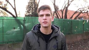 Horny Czech Stud Gets Facial by Strapping Guy - XXX Gay