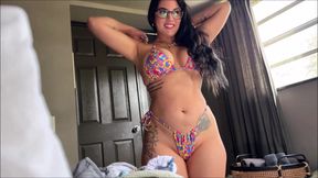 Family Holiday Bed-Sharing: Latina Stepsister’s Taboo