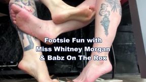 Whitney Morgan & Babz On the Rox Footsie Fun - wmv