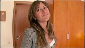 Anastasiya Her Pink Pussy Lips To Get You Hard Enough To Fuck Her Ass