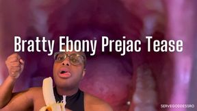 Bratty Ebony Prejac Tease - Royal Ro mouth fetish premature ejaculation hd mp4 1080p
