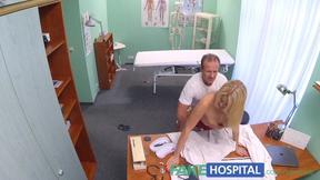 Double Cumshot Delight for New Nurse