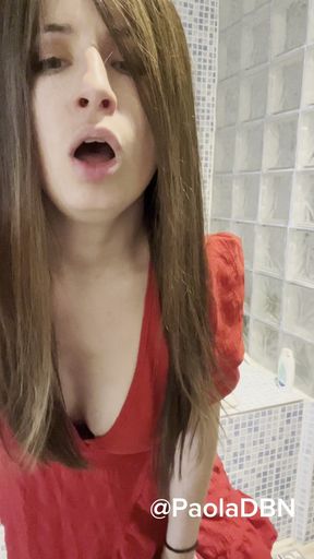 Solo in the Bathroom I Play with My Toy