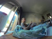 VR 180 8K Teasing you in the couch , jerking , edging and dirty talk POV Teaser ( full link on OF )