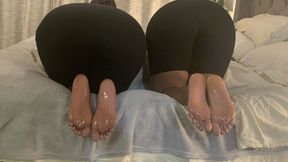 Solequeensworld and KC Bent Over Bastinado