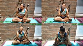 Petite Asian smoking before she works out volume 82 Non Nude ****MP4****