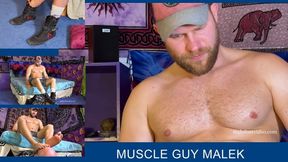 Foot worship and trampling guy Malek