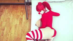 fuck your clown until she breaks - pov hentai