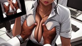 Sexy Secretaries Suck The Bosses Dick
