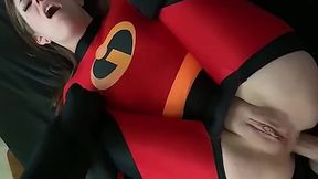 Super hero ass fucked in Amateur POV