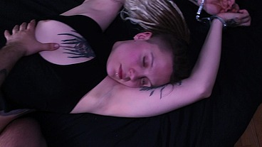 Ropes are a better way to make its girl wet, his hard cock has destroyed her tight pussy
